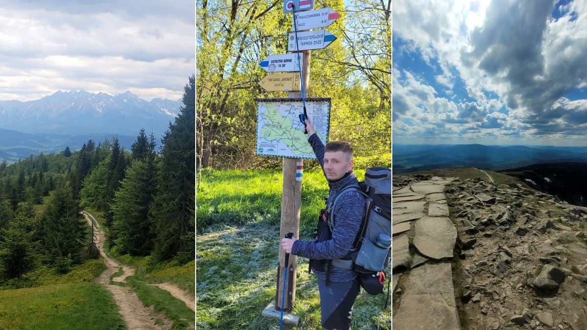 Dawid Oleszko po raz drugi przejdzie Główny Szlak Beskidzki dla lubelskiego hospicjum