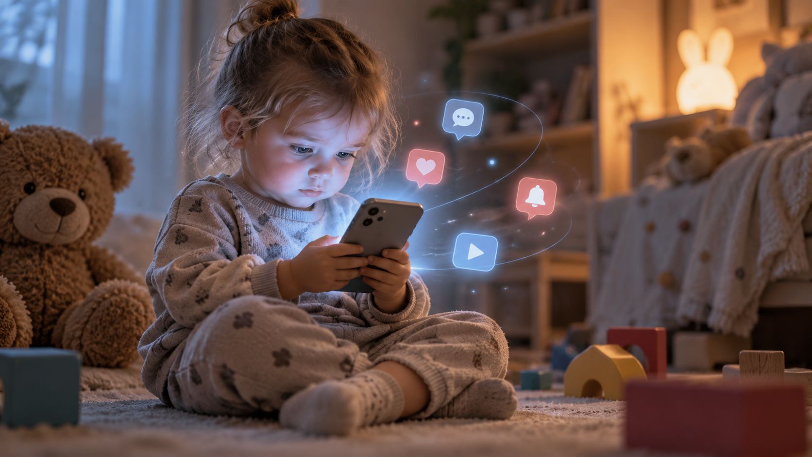 Three-year-olds already have smartphones. The "Helpless on the Net" report criticizes parents