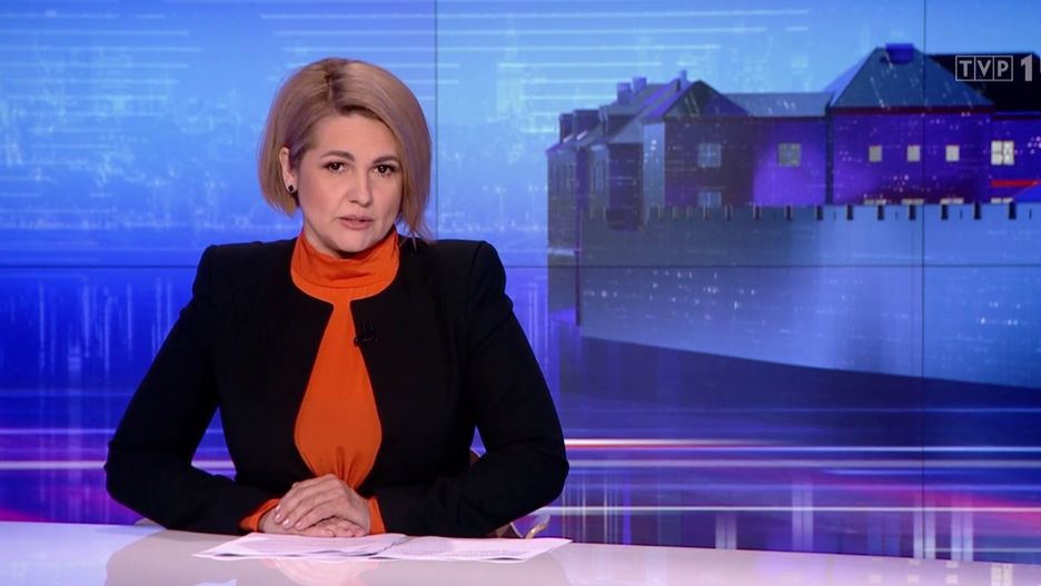 Edyta Lewandowska jest jedną z czołowych prezenterek "Wiadomości" TVP
