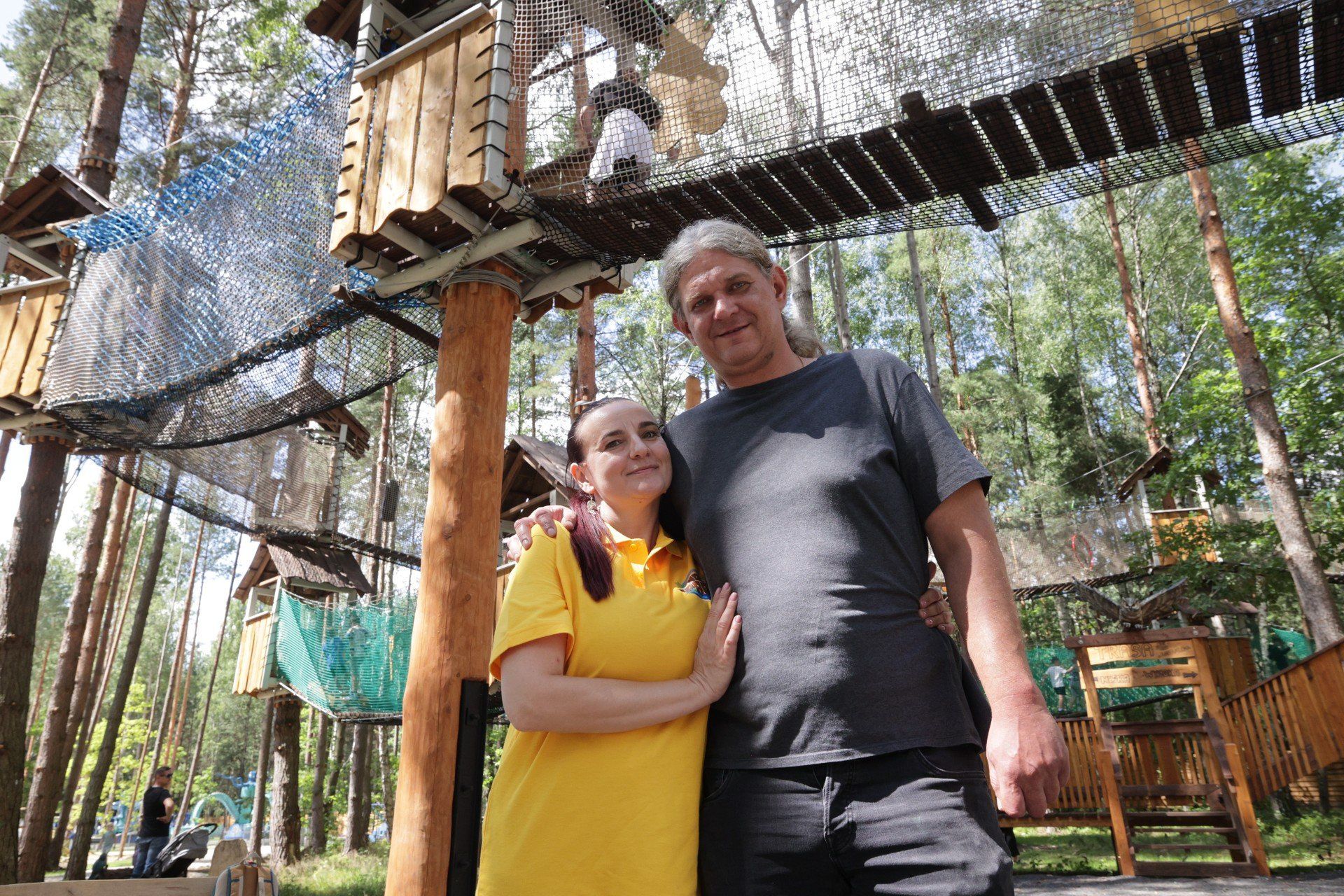 Noe Park w Skarżysku-Kamiennej działa od 19 lipca. Na zdjęciu właściciele: Ewelina i Hubert Olejarz.