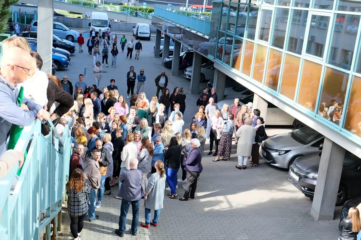 Strajk ostrzegawczy pracowników ZUS w Lublinie
