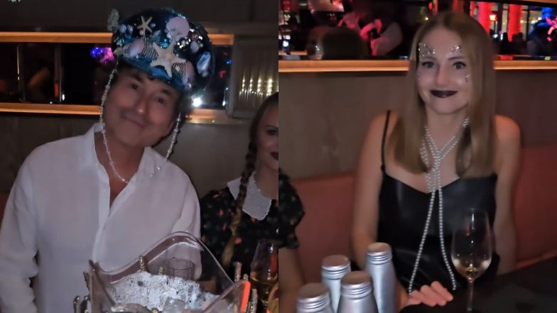 Agata i Piotr Rubikowie bawią się na imprezie halloweenowej z Anetą Glam