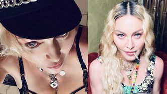 Wyzwolona Madonna w skąpej bieliźnie pręży się w łazience: "A teraz pora na chwilę autorefleksji..." (ZDJĘCIA)