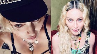 Wyzwolona Madonna w skąpej bieliźnie pręży się w łazience: "A teraz pora na chwilę autorefleksji..." (ZDJĘCIA)