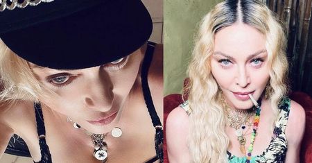Wyzwolona Madonna w skąpej bieliźnie pręży się w łazience: "A teraz pora na chwilę autorefleksji..." (ZDJĘCIA)