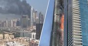Drapacz chmur w ogniu. Wielka ewakuacja w Dubaju