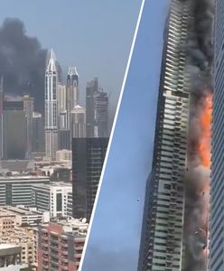 Drapacz chmur w ogniu. Wielka ewakuacja w Dubaju