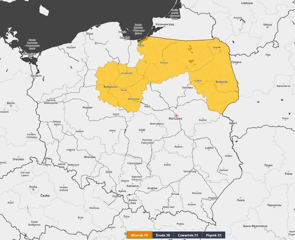 Prognoza zagrożeń IMGW