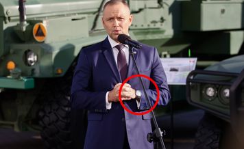 Karol Nawrocki nosi nowy zegarek G. Gerlach. To model przed premierą