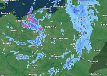 40 mm deszczu i grad. Tak wygląda najnowsza prognoza