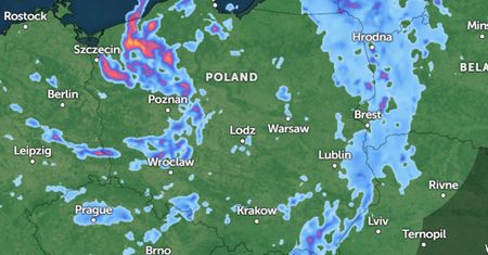 40 mm deszczu i grad. Tak wygląda najnowsza prognoza