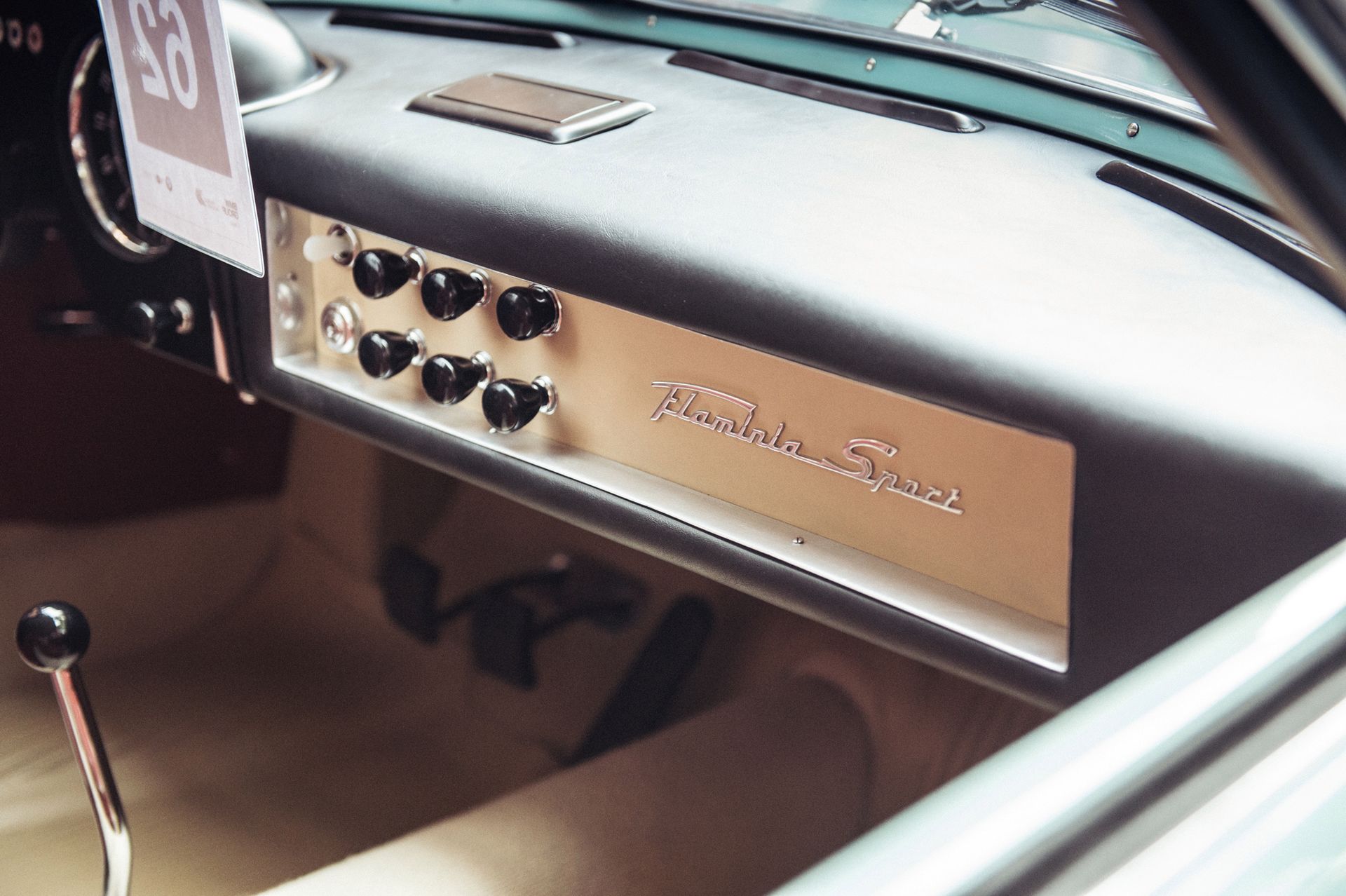 Wnętrze: Lancia Flaminia Sport Zagato. Co za design!