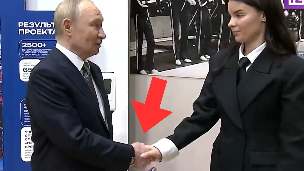 Dłoń Putina zwróciła uwagę mediów