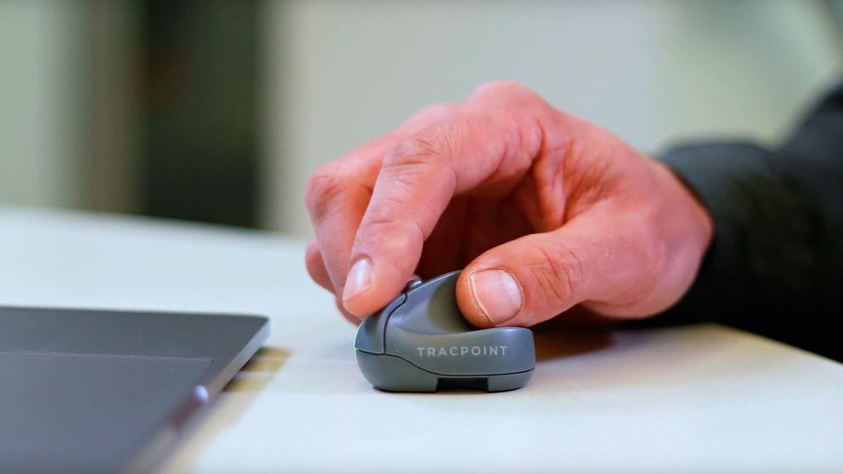 Tracpoint, czyli trackpoint w nowym wydaniu. Oto następca komputerowej myszki 1