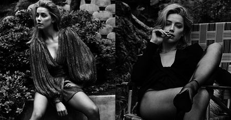 Kusząca Amber Heard przybiera seksowne pozy w sesji dla "Harper's Bazaar"