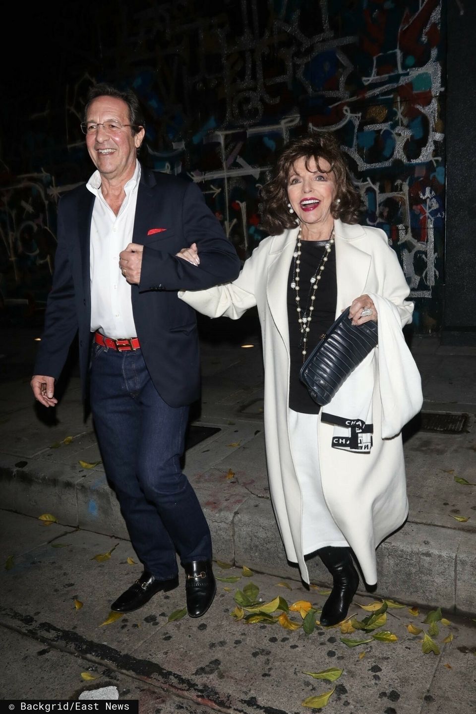 Joan Collins z mężem