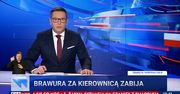 "Wiadomości" TVP dalej grillują Tuska. "Pędził przez wieś 107 km/h"