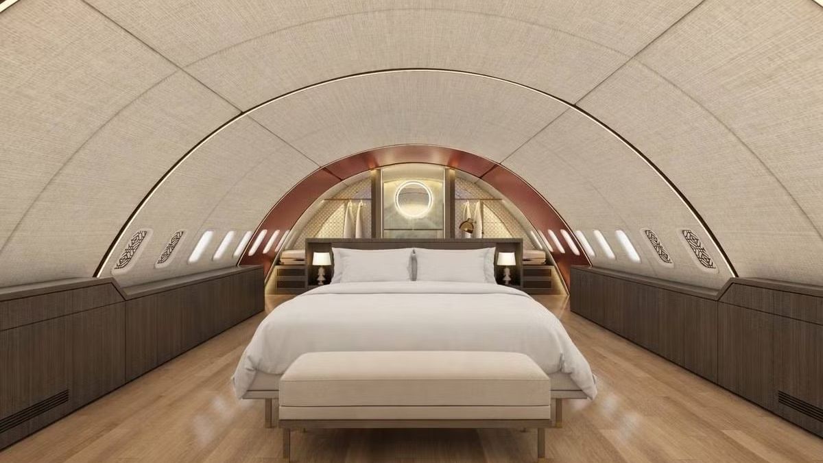 Apartament w przekształconym Boeingu 747
