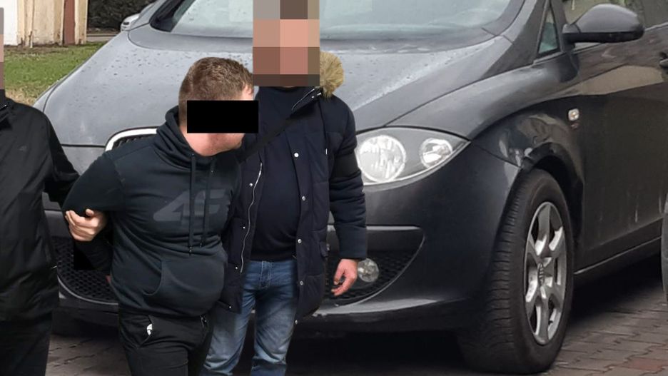 Oskar K. po zatrzymaniu przez policję