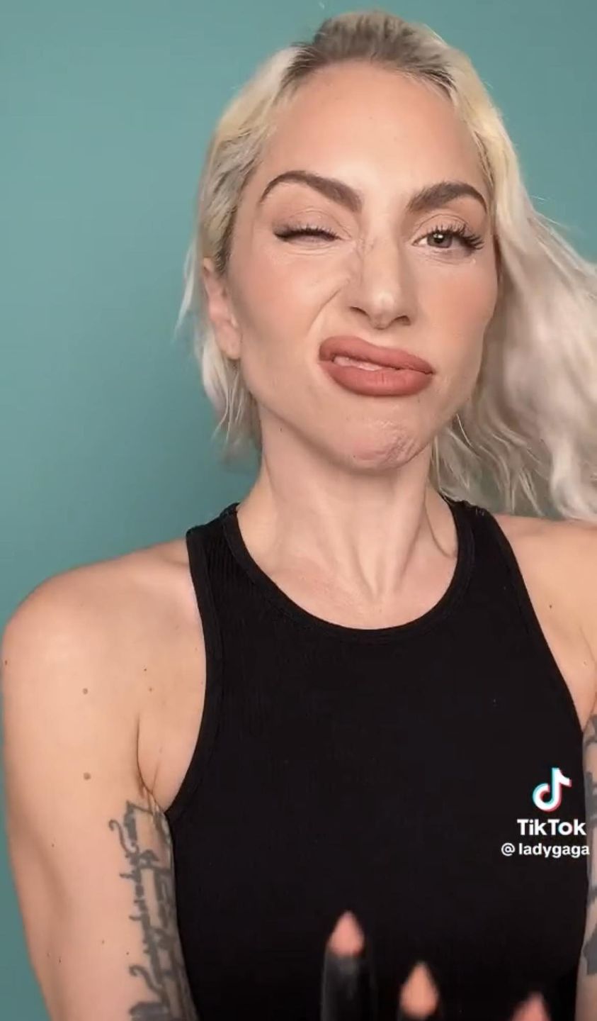 Odmieniona Lady Gaga pląsa na TikToku. Fani jej nie poznali