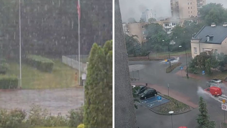 Podtopienia miały miejsce m.in. w Warszawie i Płocku