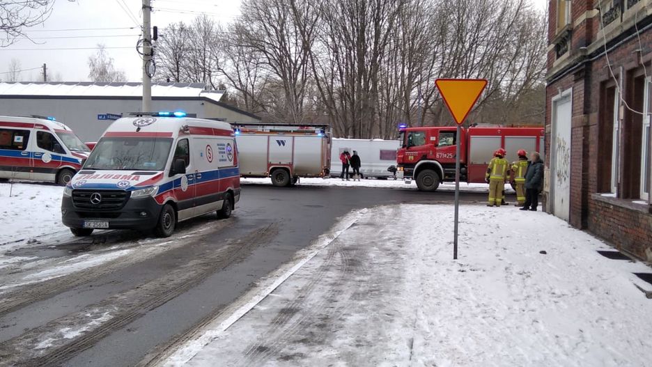 Akcja straży pożarnej w Zabrzu 