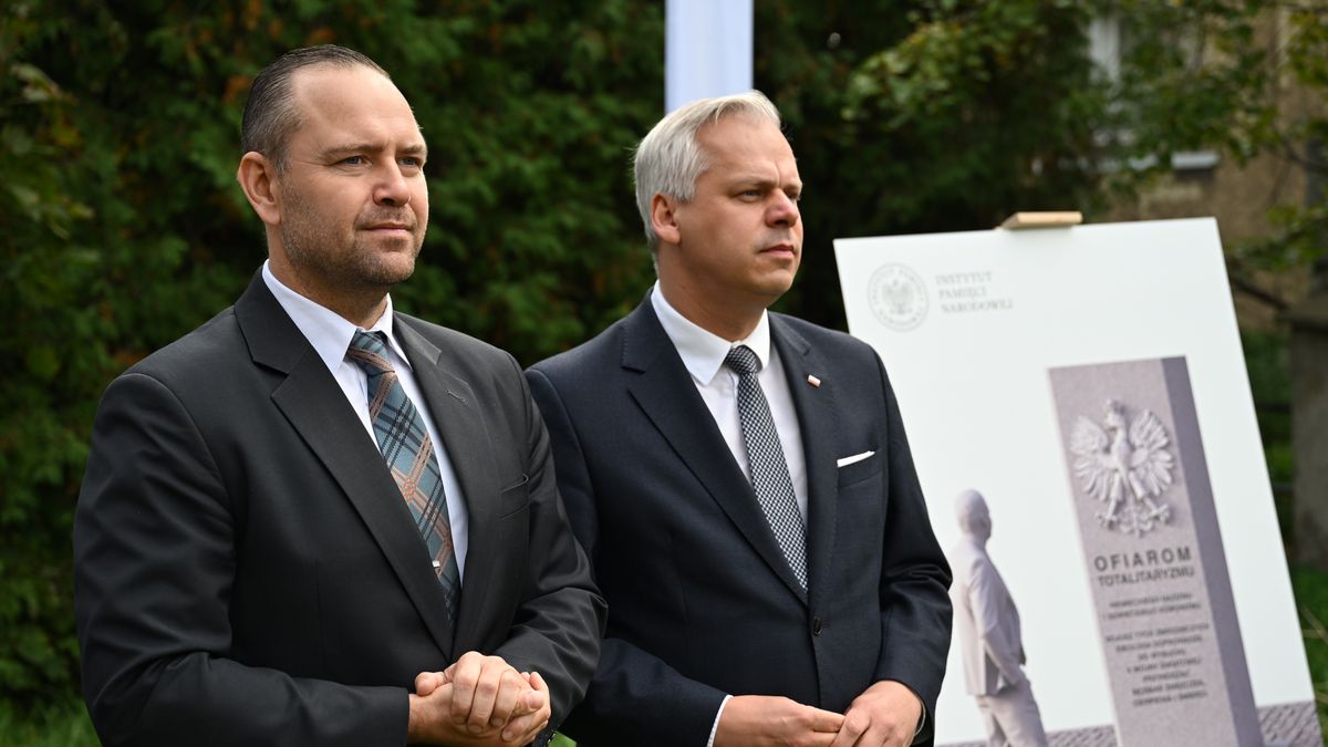 Karol Nawrocki i Karol Rabenda
