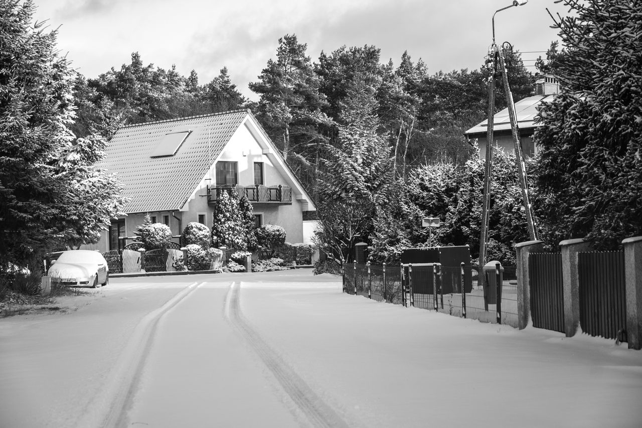 Piła, zima, śnieg