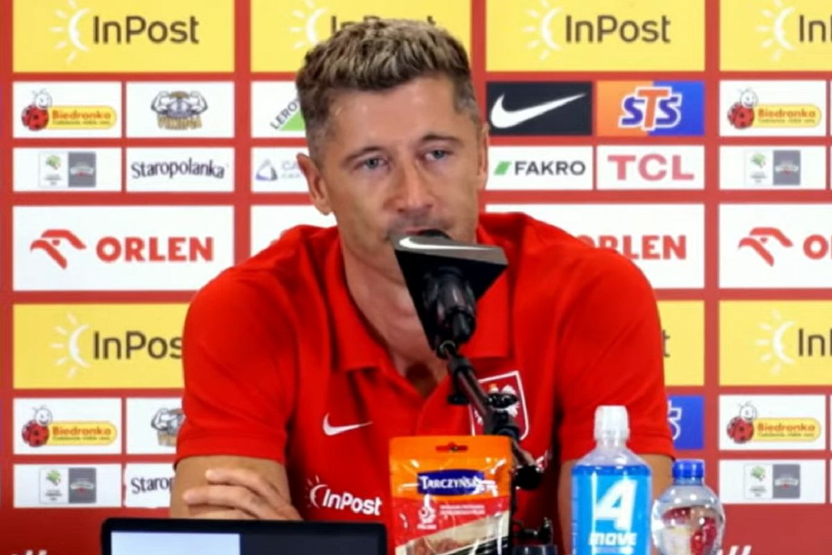 Konferencja Lewandowskiego. Przerwał milczenie ws. opaski kapitana