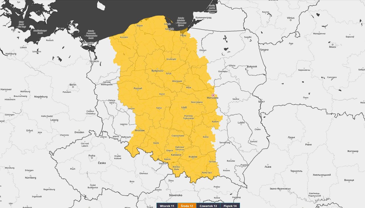 Prognoza zagrożeń IMGW