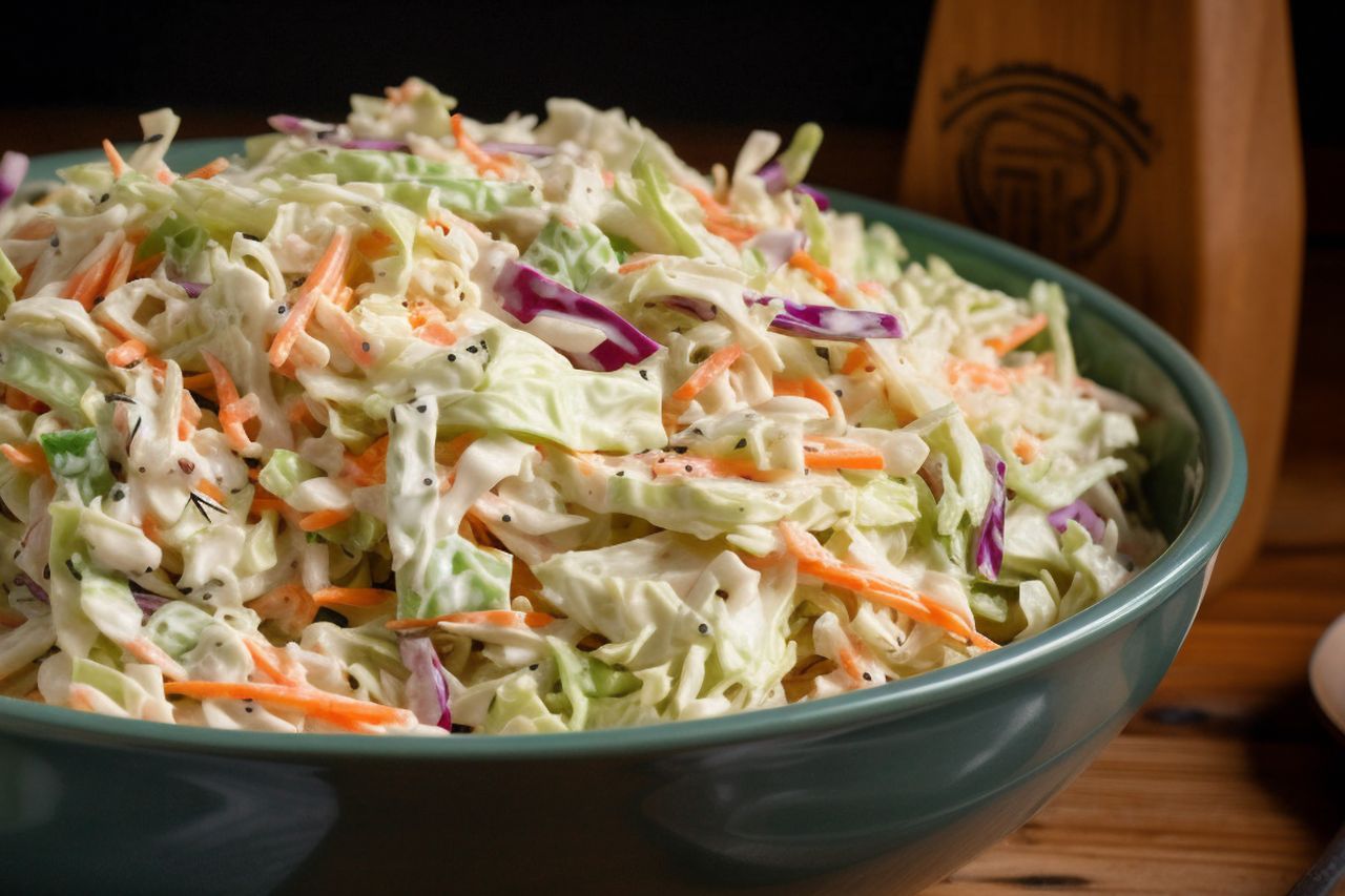 Coleslaw with horseradish is an interesting variation.