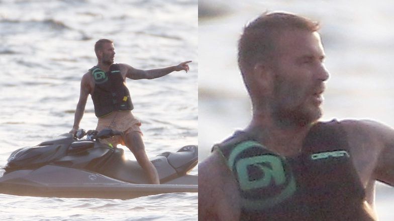 Rodzina Beckhamów na wakacjach na Morzu Śródziemnym