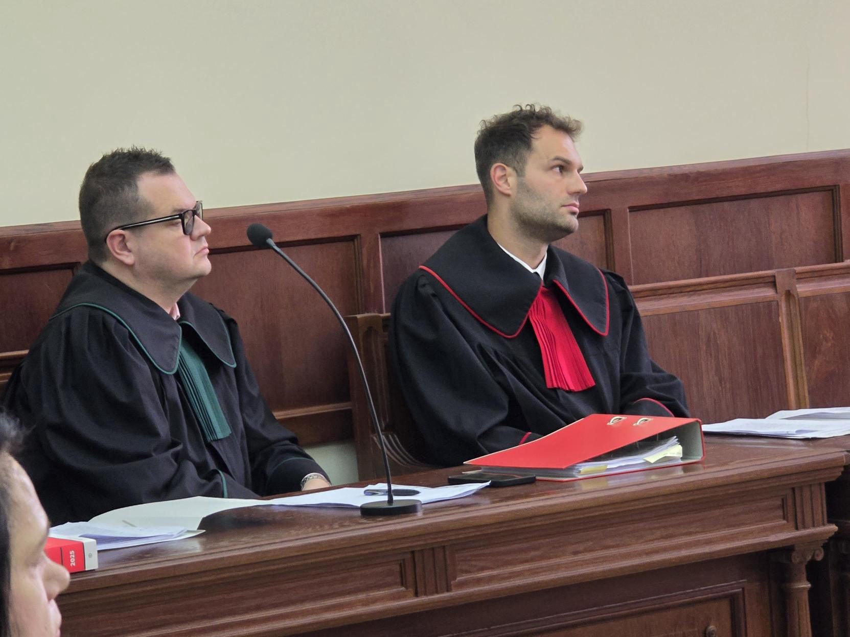 mec. Kowalski i prok. Duda na procesie Sebastiana M.