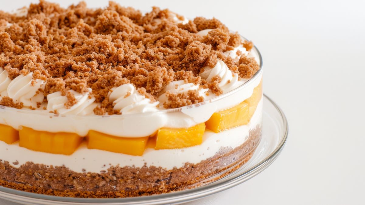 Warstwowe ciasta z owocami latem zawsze się sprawdzają. 