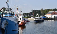 Incydent na Morzu Bałtyckim. Statek utknął na mieliźnie