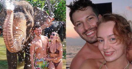 Odziana w skąpe bikini Wiktoria Gąsiewska wspomina romantyczny wyjazd do Tajlandii zdjęciem z ukochanym i słoniem