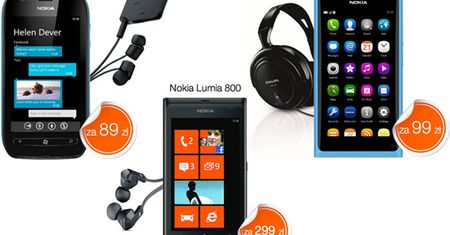 Orange - upominki do Nokii i ograniczony Przelew SMS