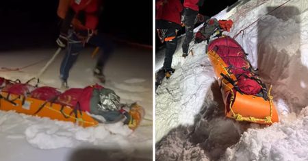 Turystka sunęła po śniegu 300 metrów. TOPR publikuje wideo z akcji ratunkowej