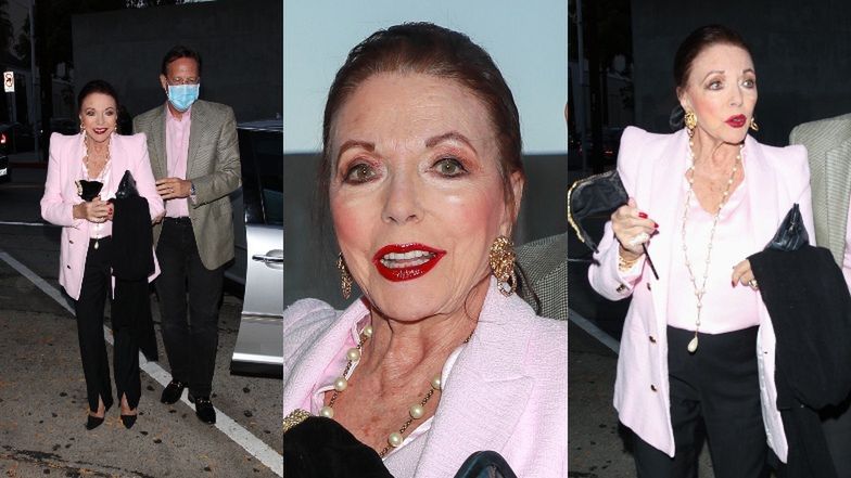 Joan Collins idzie na randkę z mężem