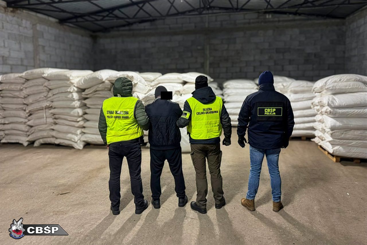 Braniewo: Blisko 63 tony nielegalnego tytoniu. Zatrzymano dwóch mężczyzn