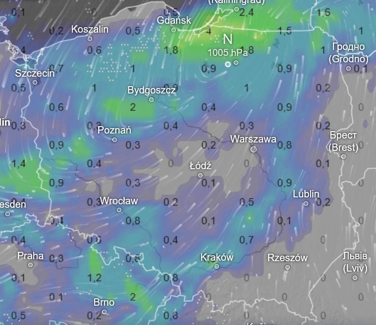 Pogoda w sobotę. Opady śniegu