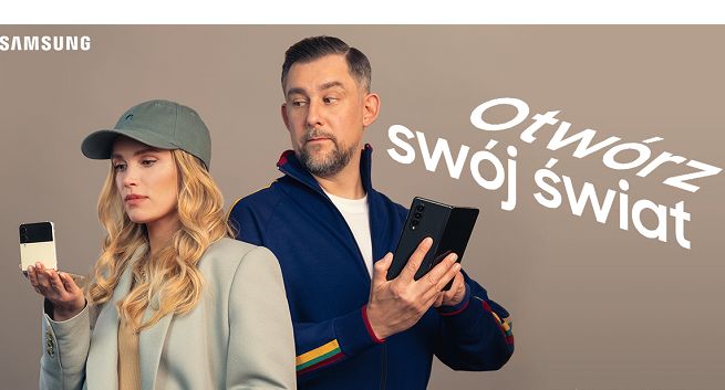 Maffashion i Wojtek Sokół reklamują składanego Samsunga (wideo)