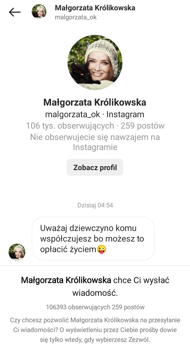 Korespondencja Małgorzaty Ostrowskiej-Królikowskiej