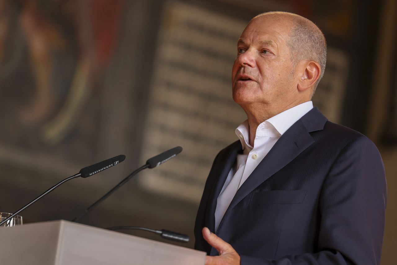 German Chancellor Olaf Scholz