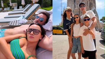 Paulina Krupińska i Sebastian Karpiel-Bułecka z dziećmi PODBIJAJĄ Barcelonę. Fajna rodzinka? (FOTO)