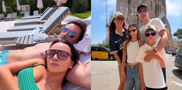 Paulina Krupińska i Sebastian Karpiel-Bułecka z dziećmi PODBIJAJĄ Barcelonę. Fajna rodzinka? (FOTO)