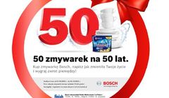 Bosch znów promowany „50 zmywarkami na 50 lat” (wideo)