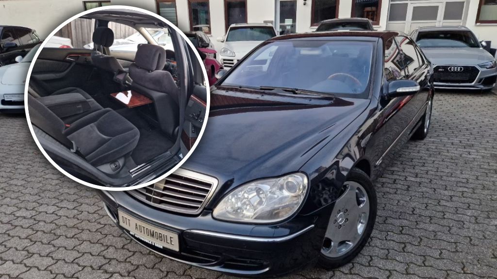 Klasa S z welurowym wnętrzem