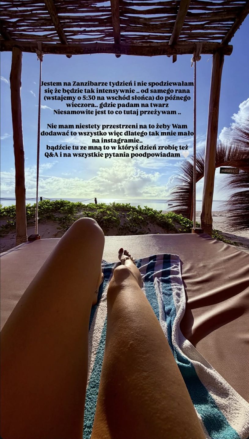Eliza Trybała wypoczywa na Zanzibarze z Kasią Nast