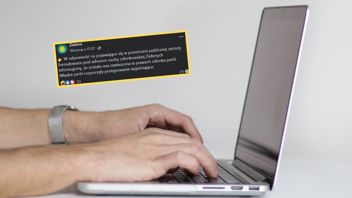 Zieloni wydali oświadczenie. Chodzi o niemoralne propozycje jednego z działaczy partii 